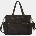 TWELVElittle CARRY LOVE DIAPER BAG TOTE IN BLACK 3.0