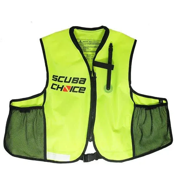 Scuba Choice Snorkeling Oral Inflatable Snorkel Jacket Vest with Pockets