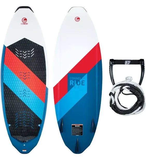 Connelly Wakesurf - RIDEWAKESURFER 5ft 2in W/Rope Red/Blue