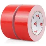 2 Pack Red Duct Tape Heavy Duty,9 Mil Thickness,2 Inches x 30 Yards,Strong Industrial Strength,Flexible,No Residue,Waterproof and Tear by Hand,Multi-Use for Indoor & Outdoor Repairs