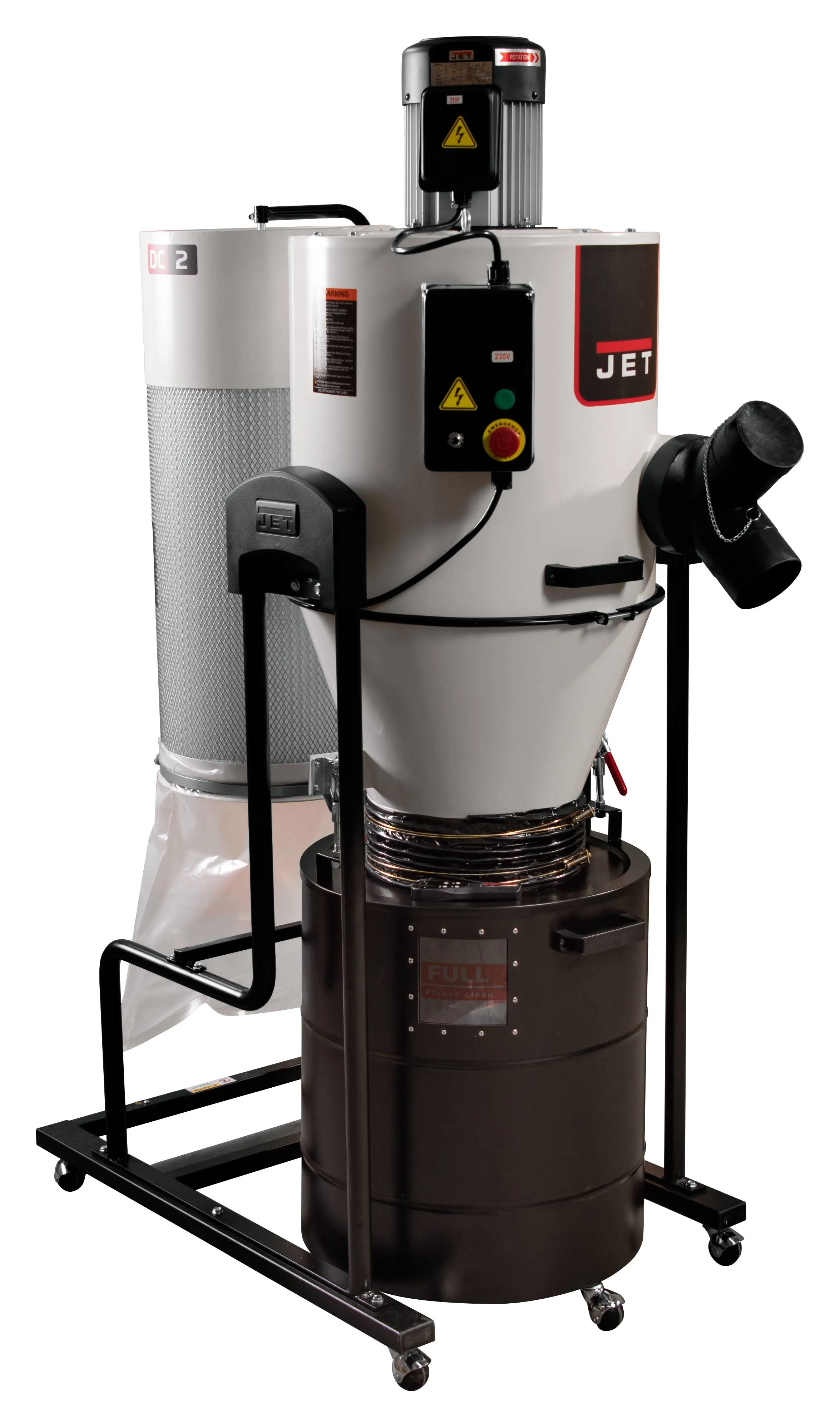 Jet 717520 JCDC-2 - 2HP, 230V Cyclone Dust Collector