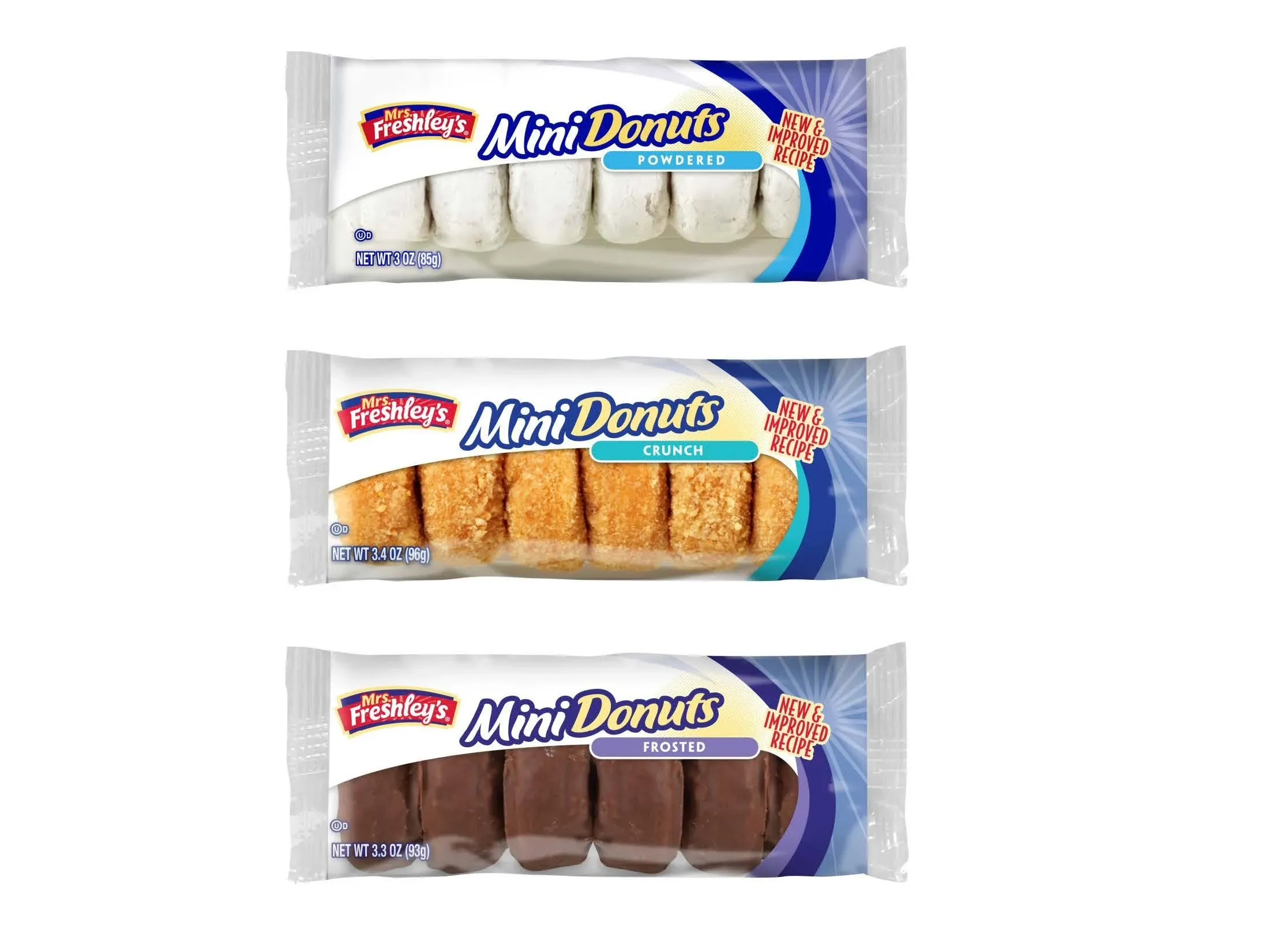 MSFS Variety Mini Donut 72 Count Packs - 1 per Case.