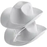 Plain White Cowboy Hat, Summer Hat, Western Party, Cowgirl Hat, Child Size New