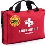 Protect Life First Aid Kit for Home Hsa/fsa Eligible Emergency Kit