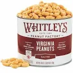 Whitleys Salted Virginia Peanuts Super Extra Large 'Home Cooked' Virginia Peanuts (40 Ounce Tin)