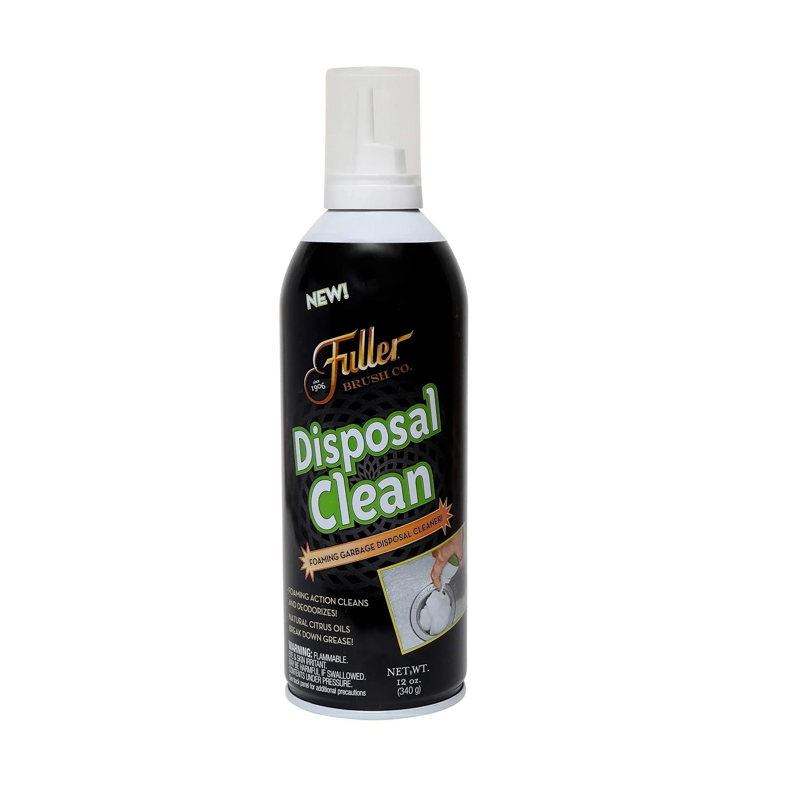 Fuller Brush Garbage Disposal Cleaner – Foaming Action - Fresh Citrus Scent – 12 oz. - 2 Pack