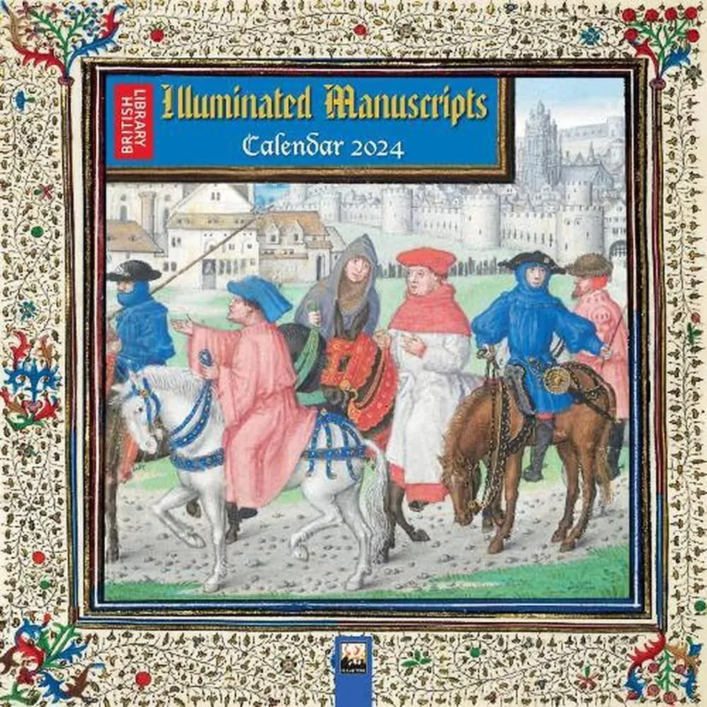 British Library: Illuminated Manuscripts Wall Calendar 2024 (... - 9781804174289