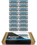 Dorco Pace 4- Four Blade Razor Shaving System- Value Pack - 16 Cartridges (No Handle)