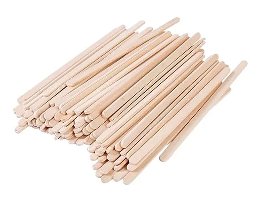 Premium Wooden Coffee Stirrer Sticks, Thick Birch Wood 1000 Count, 5.5&#034; Inches. 