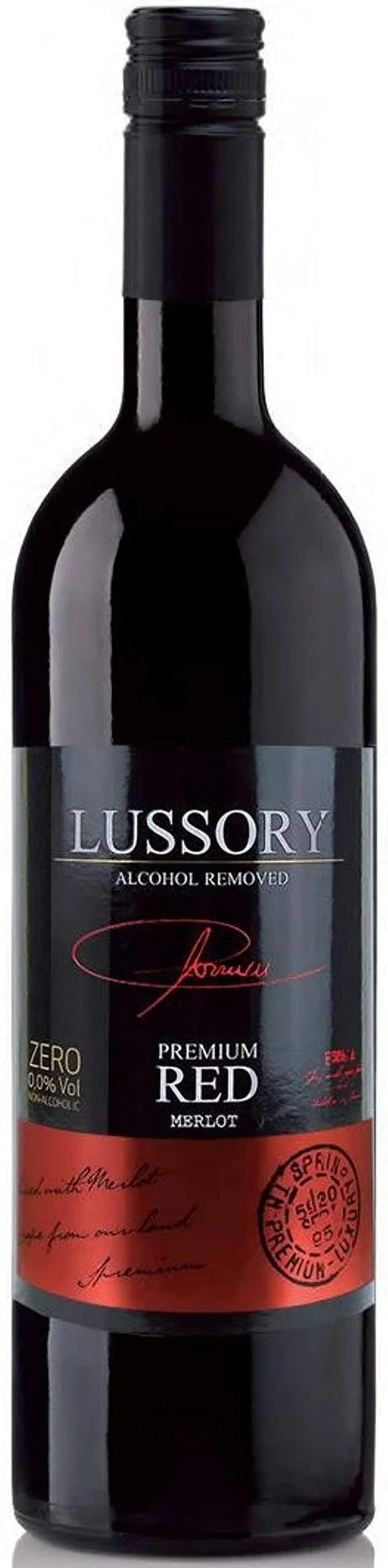 Lussory Premium Merlot Non-Alcoholic Red