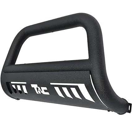 TAC Bull Bar Fit 2011-2021 Grand Cherokee (Include 22 WK & Exclude Limited X, SRT, Summit, Trackhawk, L Model, High Altitude, 80th Anniversary)|2011-2013 Durango 3” Black Bumper Guard