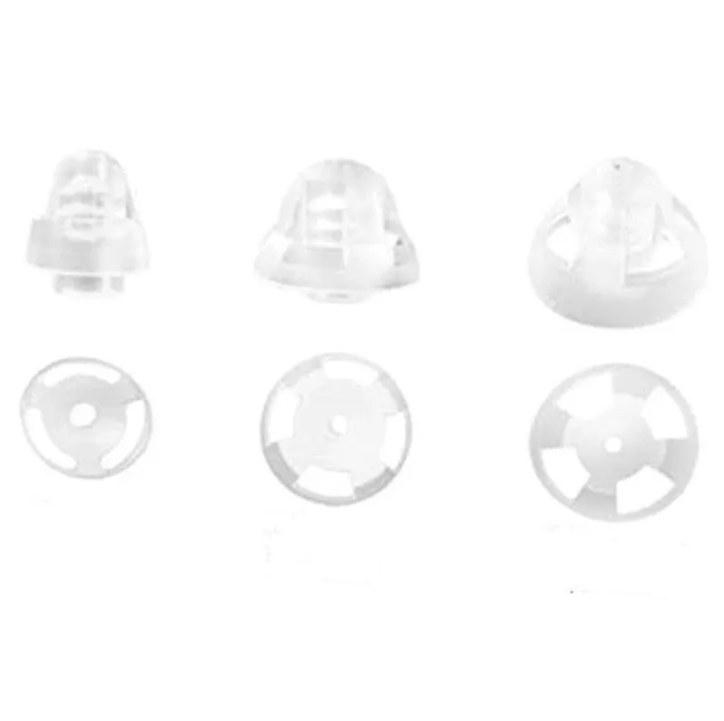 Jungle Care Hearing Aid Ear Piece Open Domes Set 6mm/9mm/12mm (3 Pairs) Comfortable PSAP (Personal Sound Amplifiers Product) Ear Tips Invisible, Perfect for Open Air (Open fit), Except for RIC