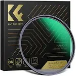 K&F Concept 67mm Black Diffusion 1/8 Filter Mist Cinematic Effect Lens Filter with 28 Multi-Layer Coatings Waterproof/Scratch Resistant for Video/Vlog/Portrait Photography (Nano-X Series)