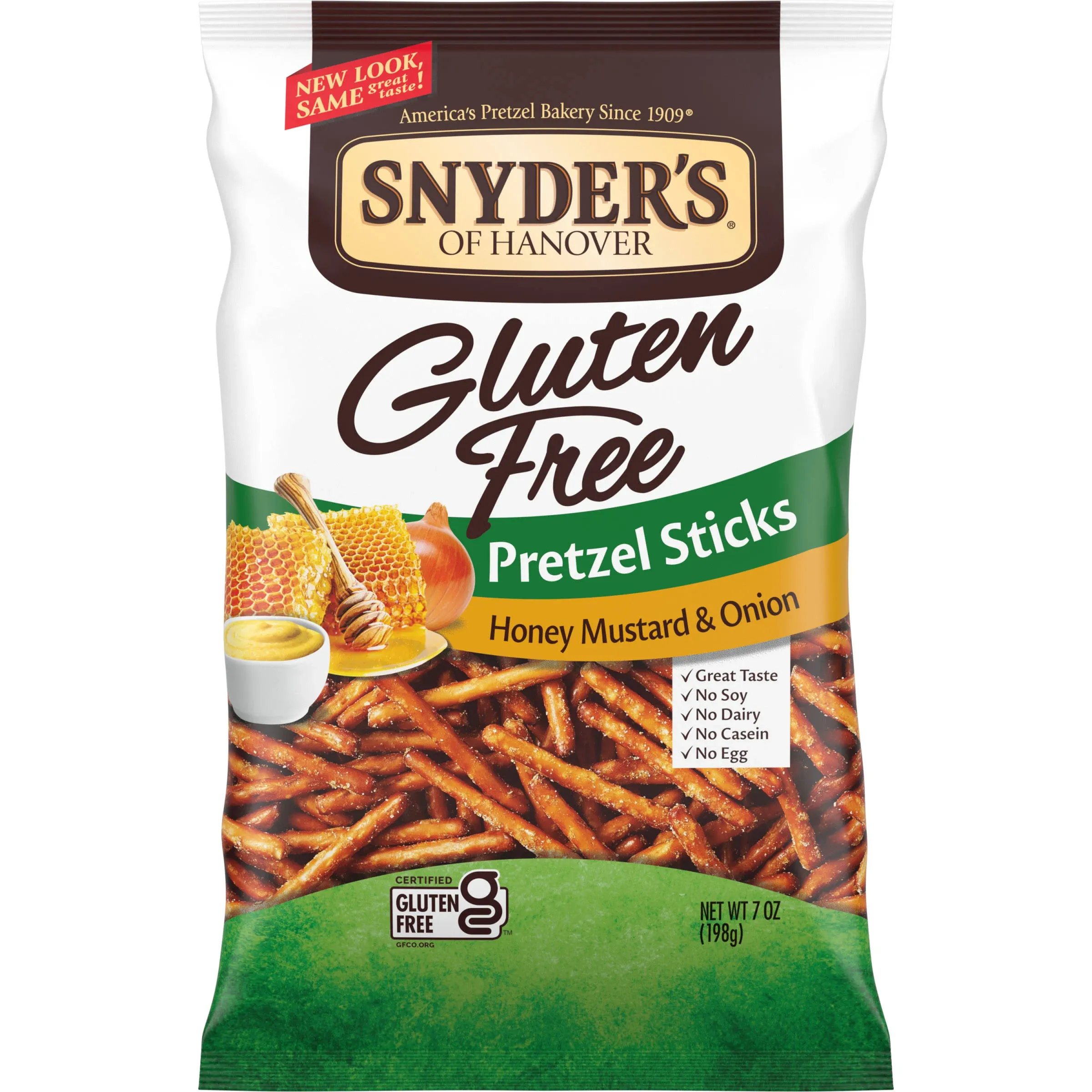 Snyder's of Hanover Gluten Free Honey Mustard and Onion Pretzel Sticks