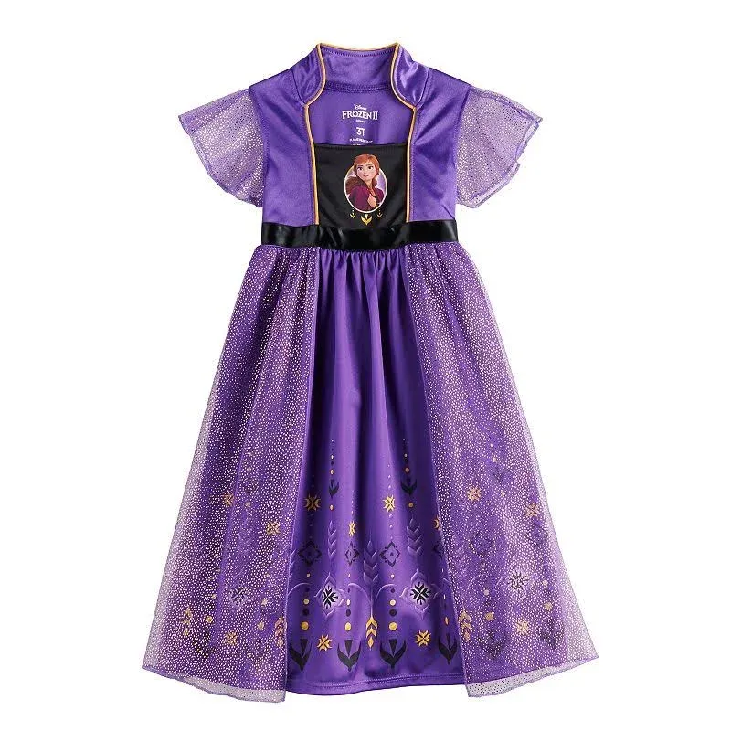 Disney Disney's Frozen 2 Anna Toddler Girl Fantasy Nightgown, Toddler Girl's ...