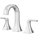 Pfister Bruxie Bathroom Sink Faucet 8&#034; 2-Handle 3-Hole Polished Chrome LF049BIEC