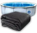 Liner Life Pool Liner Pad for 21' Round Aboveground Pool, Solid, Geotextile, Black