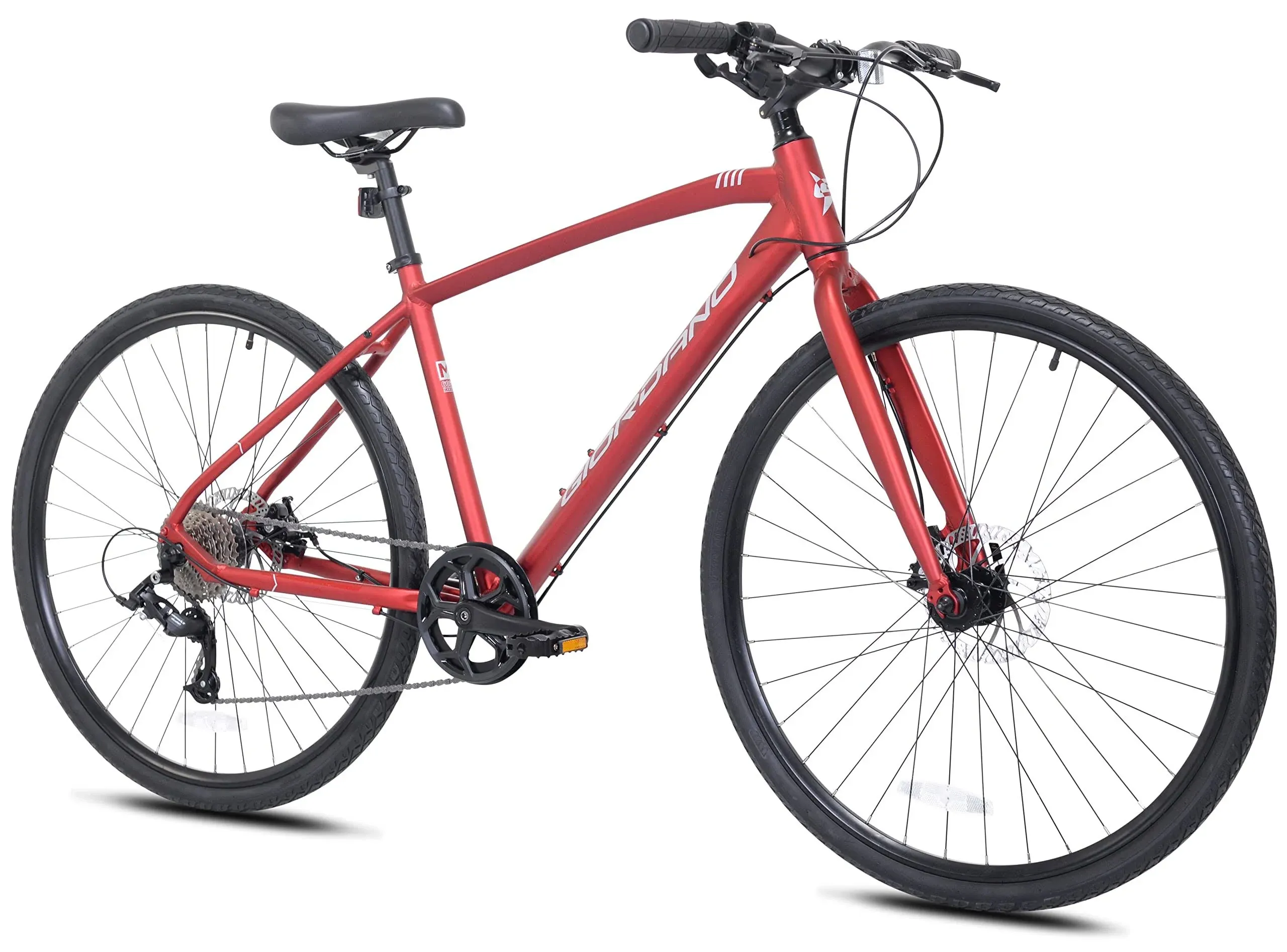 Giordano H2 Men\'s Hybrid Bicycle Red