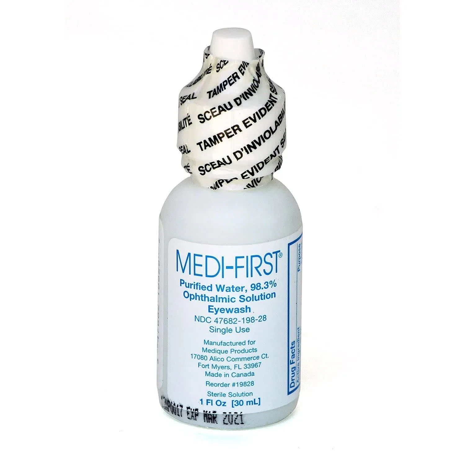 Medi-First Ophthalmic Solution 4 Fl Oz.(118 ml) Eye Wash Bottle - MS55740