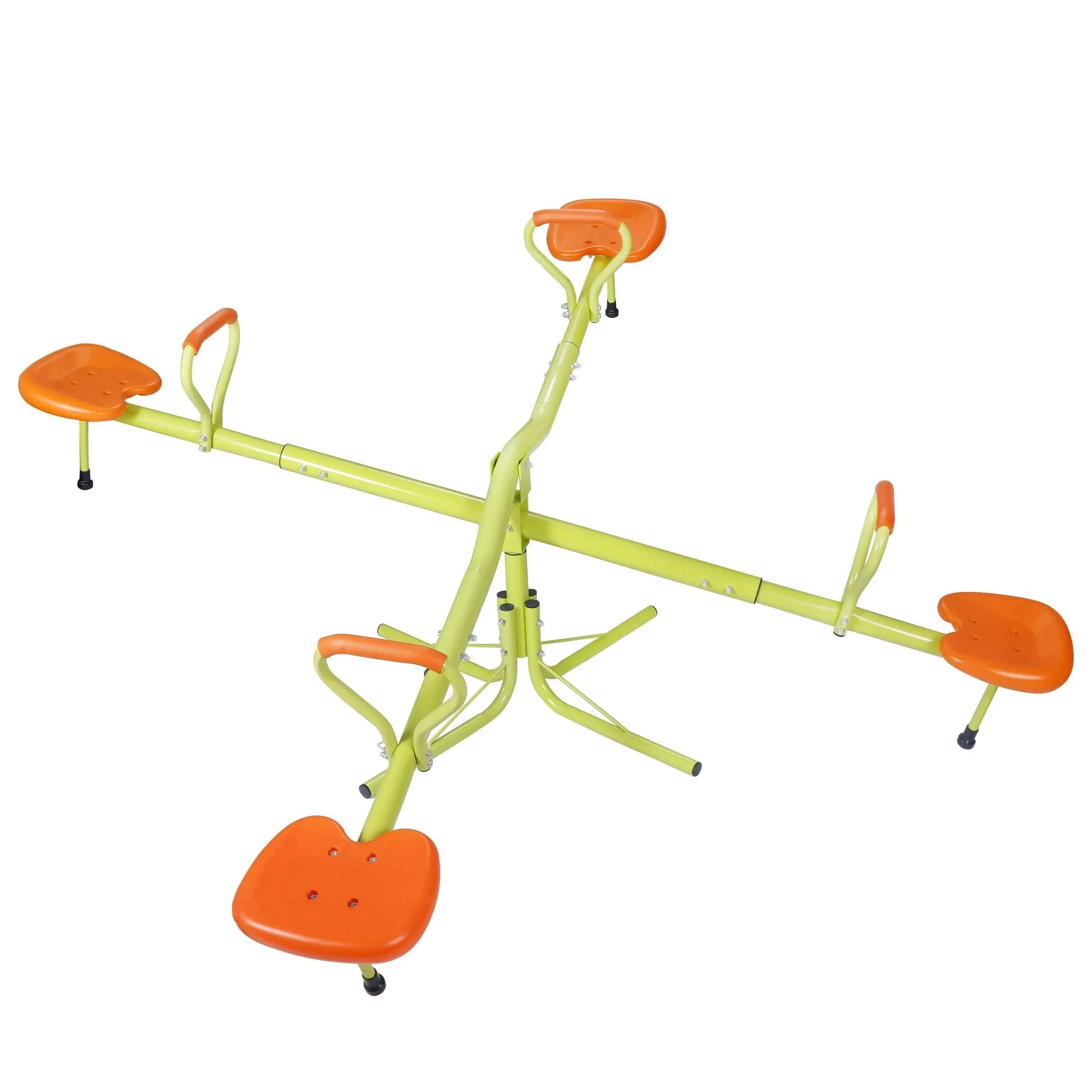 Kids Gift EZ Set Heavy-Duty 360 Degree Seesaw Spinning Fun 2 or 4 Children