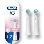 Oral-B IO Gentle Care Replacement Brush Heads, 2-Count, White