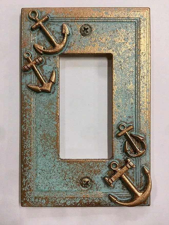 Anchors Decorator Outlet/Switch Cover (Aged Patina)