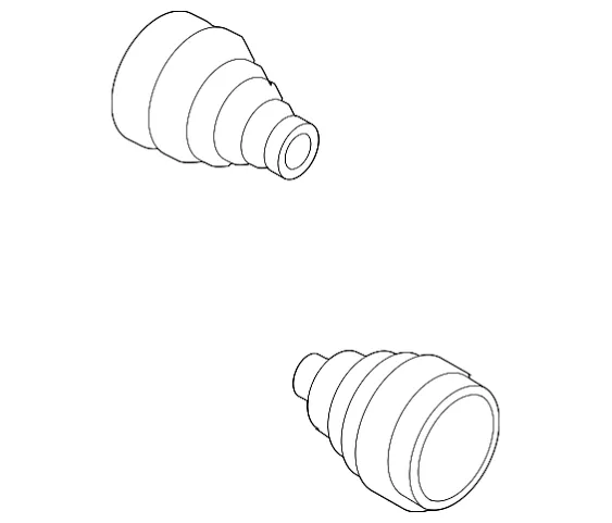 Genuine Toyota 04427-60140 Front Drive Shaft Boot Kit