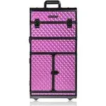 Shany Rebel Series Pro Makeup Artists Rolling Train Case Trolley Case