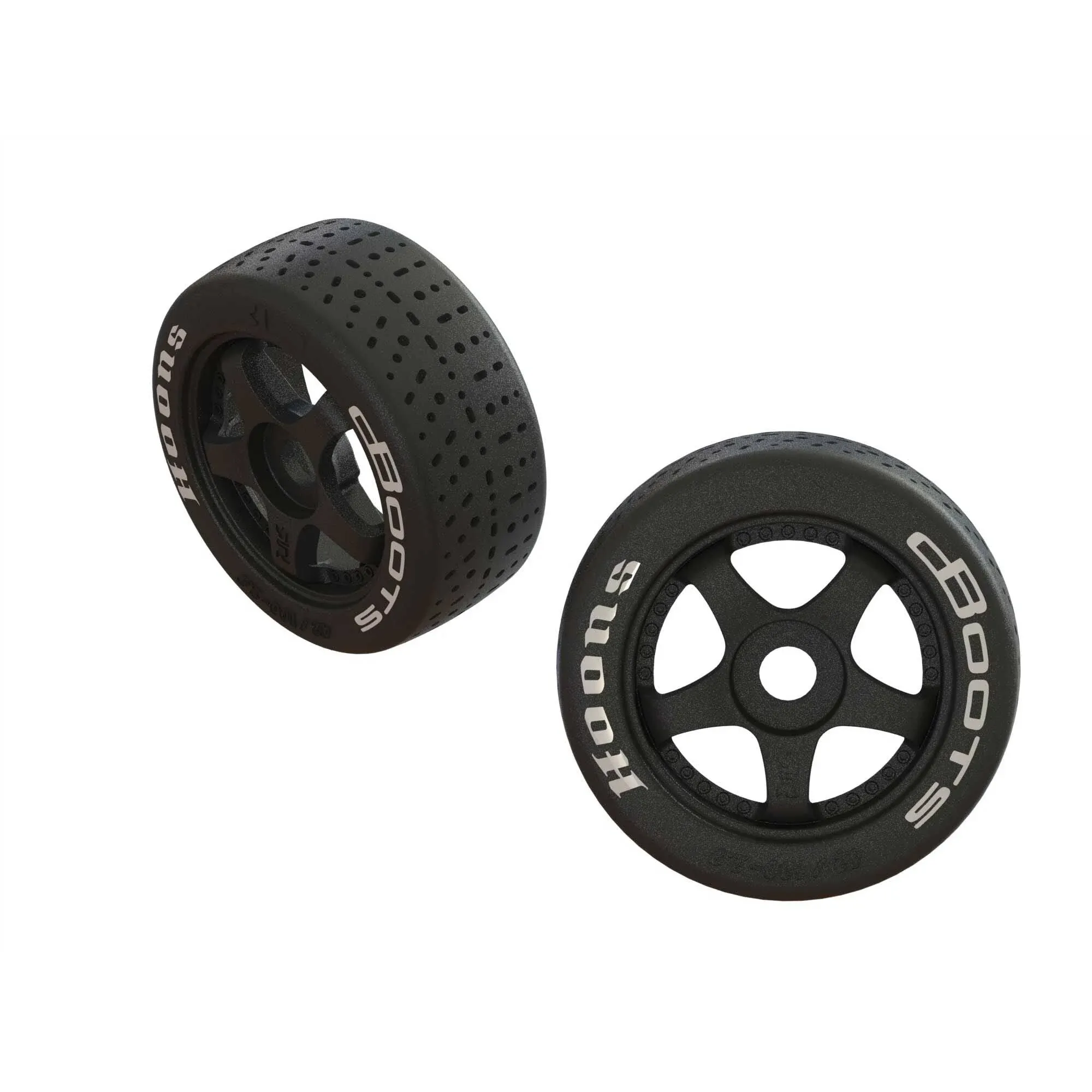 ARRMA ARA550062 1/7 dBoots Hoons 42/100mm White Bltd Tires 2.9 5-Sp Wheels 17mm