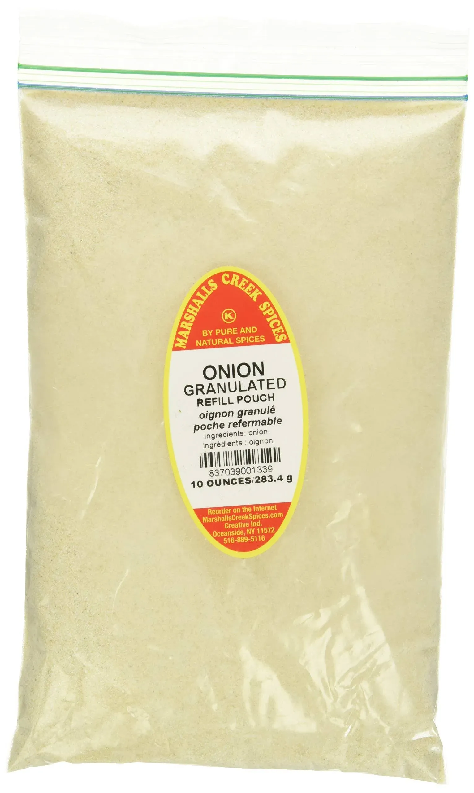 Marshall’s Creek Spices Onion Granulated Seasoning Refill, 10 Ounce