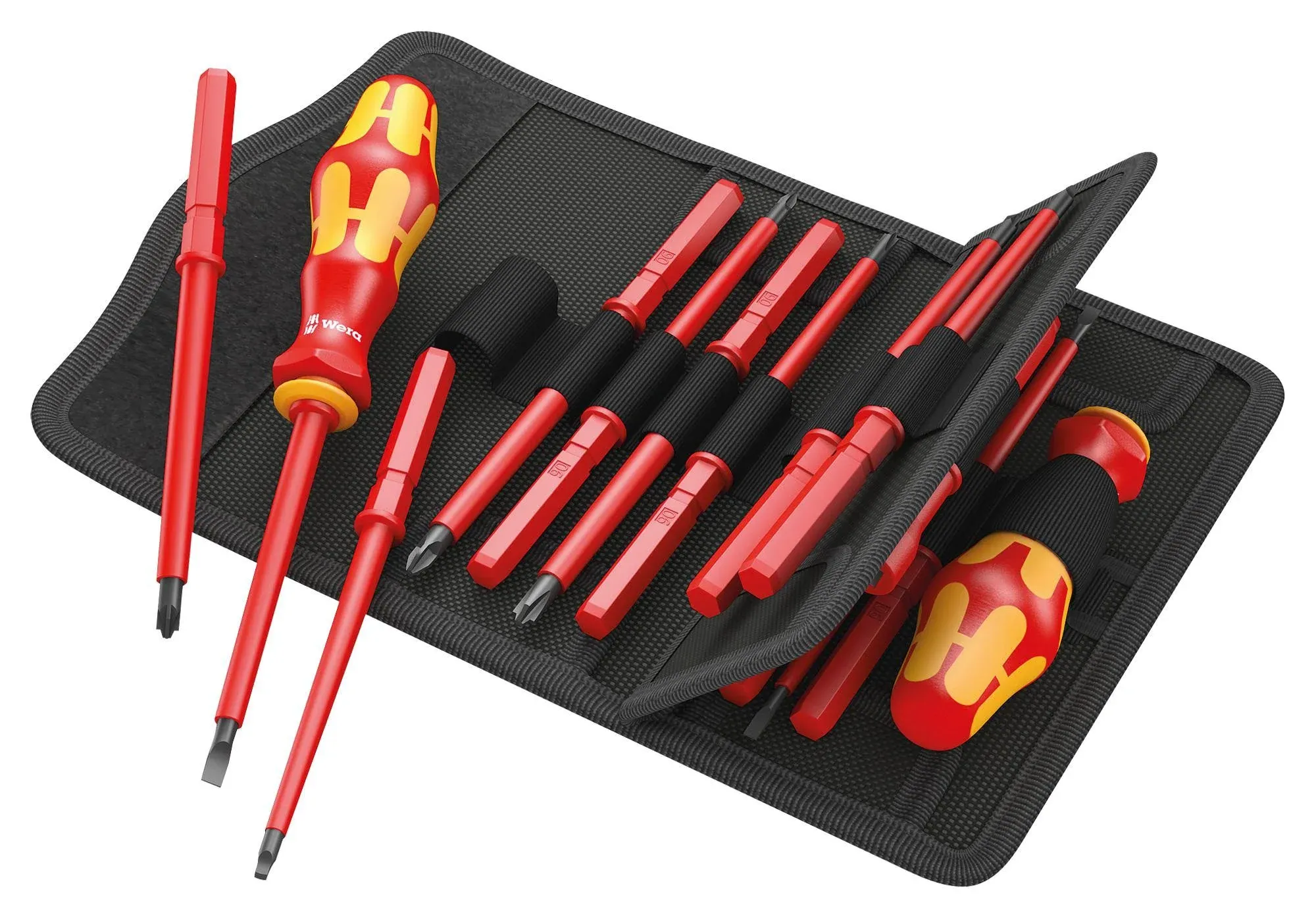 Wera 347108 Kraftform Kompakt VDE 18 Imperial 1 Insulated Screwdriver Set 18-Piece