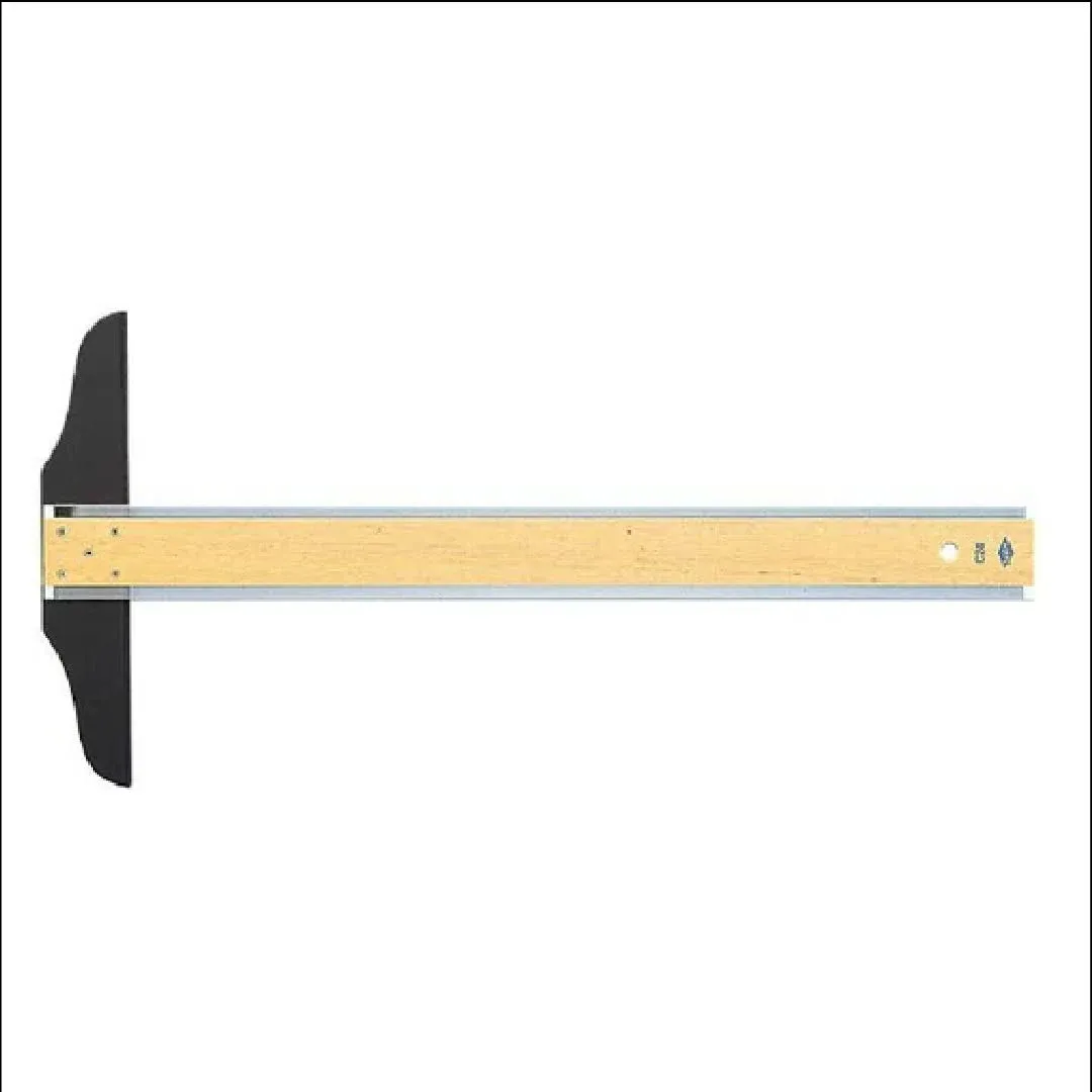 ALVIN Wood T-Square 18" Transparent Edge Model C18 for Art Framing and Drafting - 18" inches