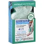 Spongeables Foot Buffer, Pedi-Scrub, 4 in 1, Citron-Eucalyptus Aromatherapy - 1 buffer, 2 oz