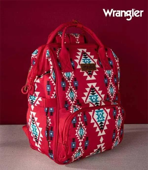 Wrangler Aztec Southwestern Print Diaper Bag - Montana West