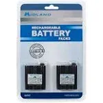 Midland Pair of Rechargeable Batteries, 6 Volt NiMH, For GXT 1000 Series