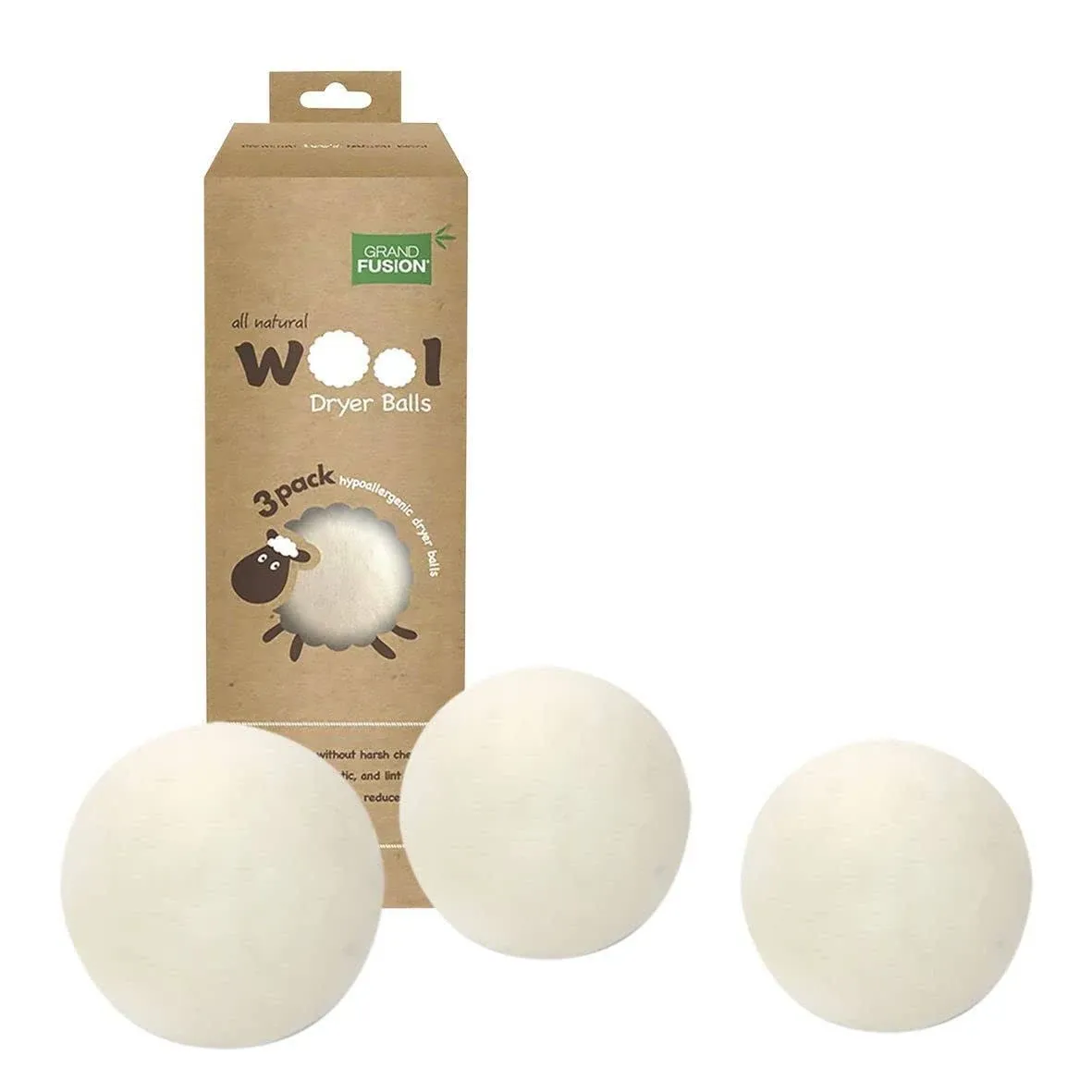 Grand Fusion Wool Dryer Ball 12 PC Set