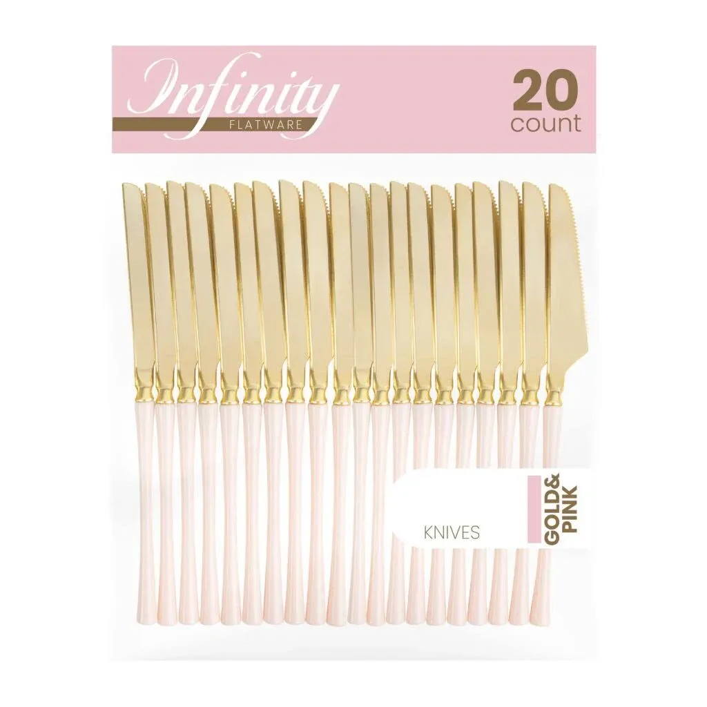 Infinity Flatware Disposable Plastic Knives