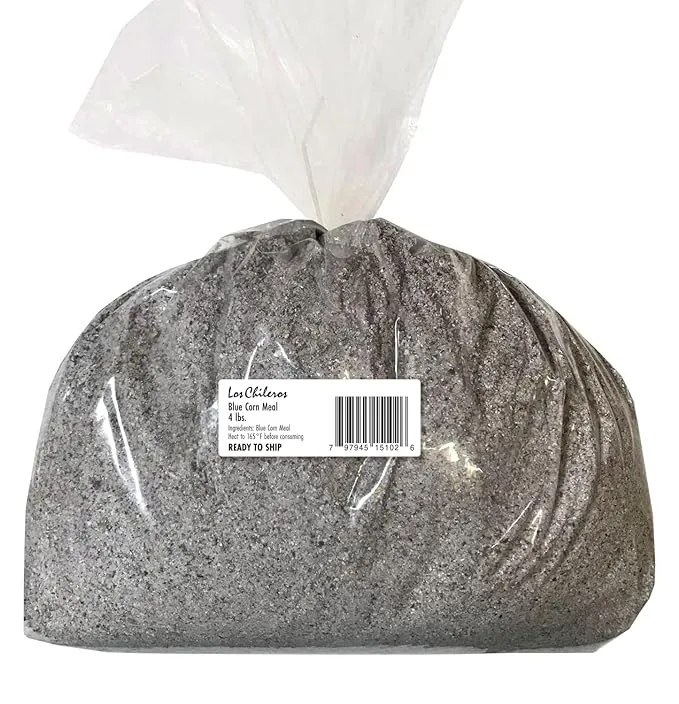 Los Chileros Blue Corn Meal 4lb bulk bag