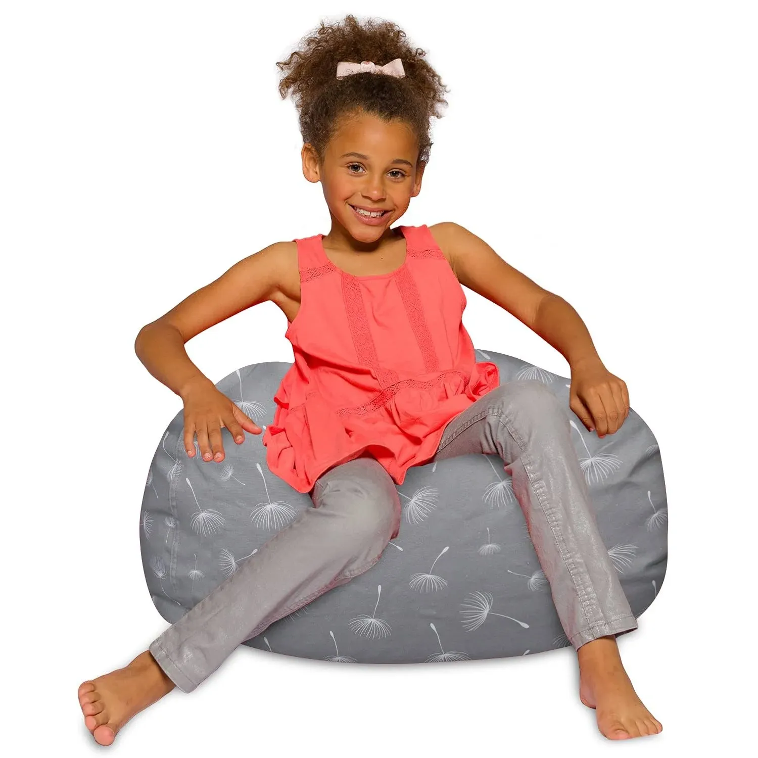 Posh Creations Bean Bag Chair for Kids, Teens, and Adults Includes Removable and ...