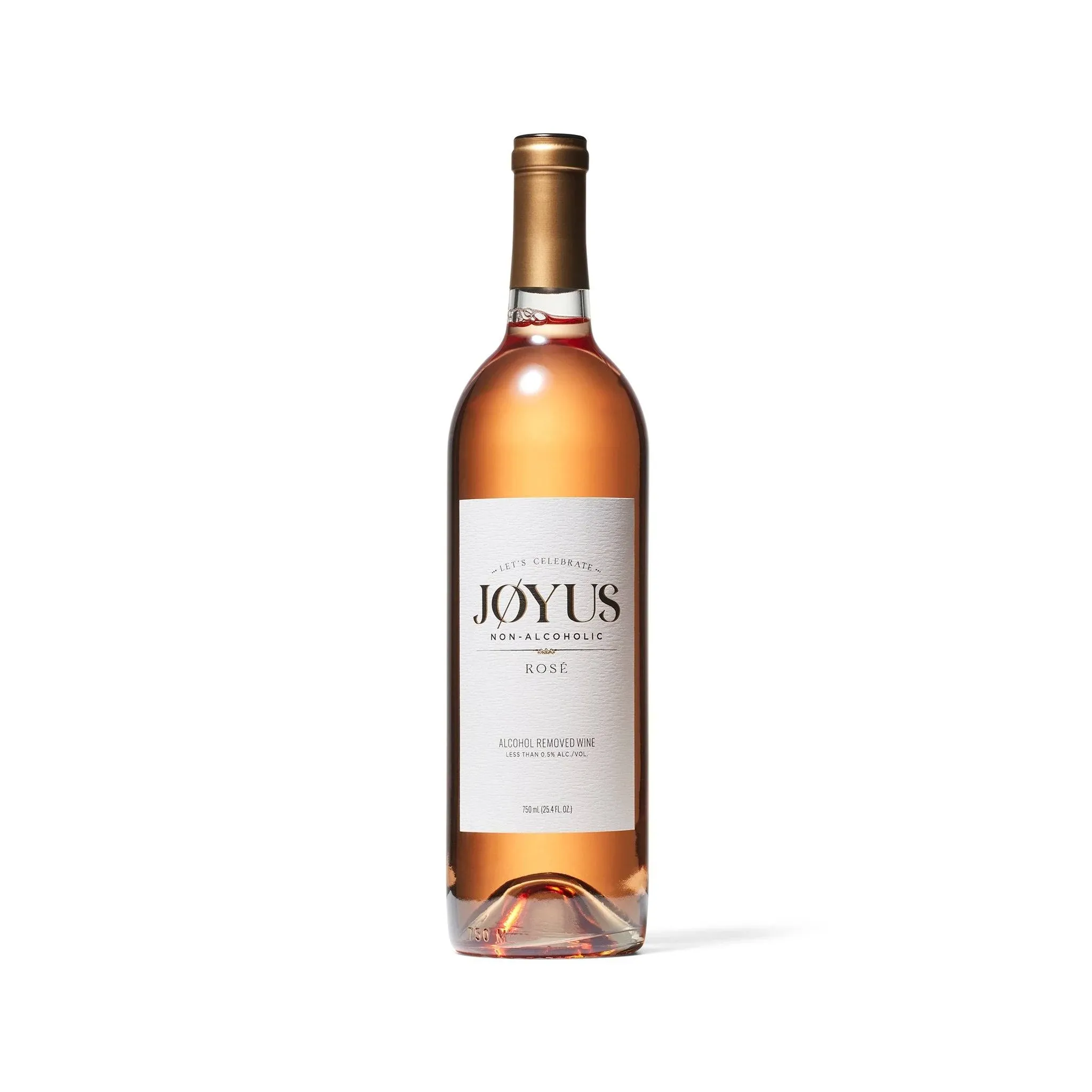 Joyus Non-Alcoholic Rose´ Wine, Award Winning Best In Class Dealcoholized Wine, Light & Refreshing, Low Sugar & Low Calorie, 750 ml (1 Bottle)