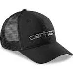 Carhartt Canvas Mesh-Back Logo Graphic Adjustable Cap One Size Black fishing