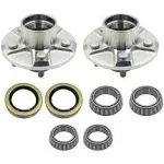 LAFORMO Boat Trailer Hub with Bearing Kit - Set of 2 Trailer Idler Hub Kits 5 on 4.5 for 3500 lbs Axle