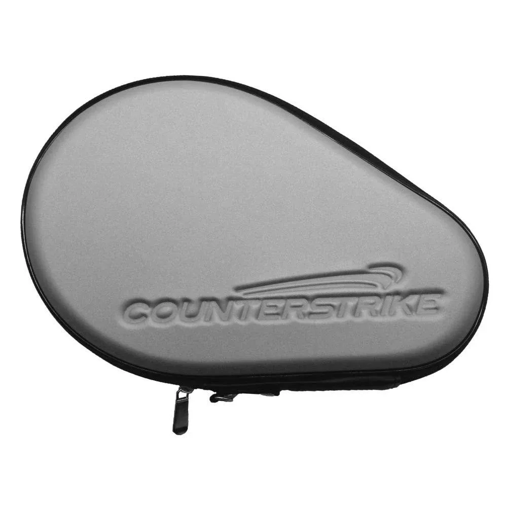 Counterstrike Ping Pong Paddle Case Table Tennis Paddle Hard Case Table Tennis Racket Case Hard Shell Water Resistant Silver Case