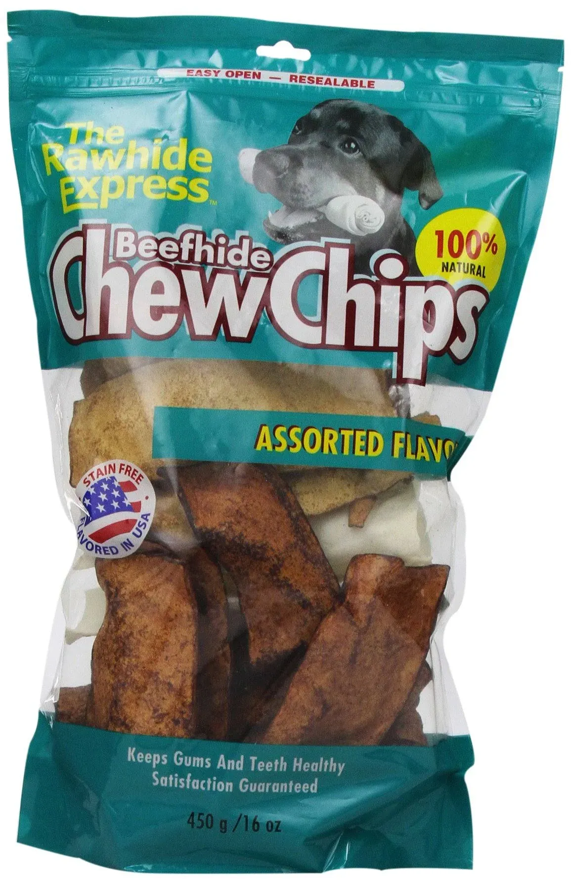 Rawhide Express Assorted Flavors Chips 1 lb Bag