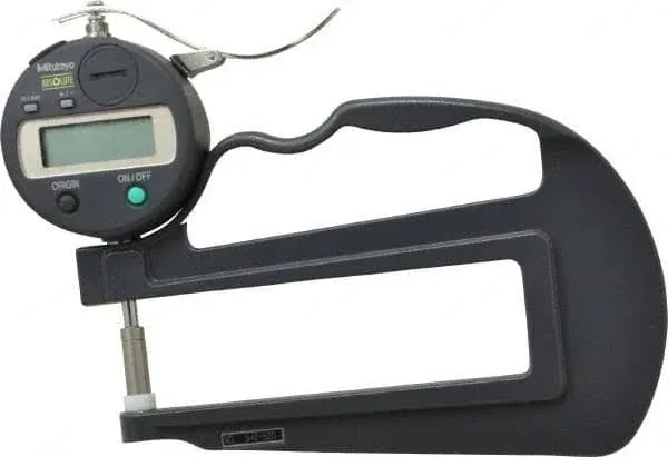 Mitutoyo 0mm to 12mm Measurement, 0.01mm Resolution Electronic Thickness Gage