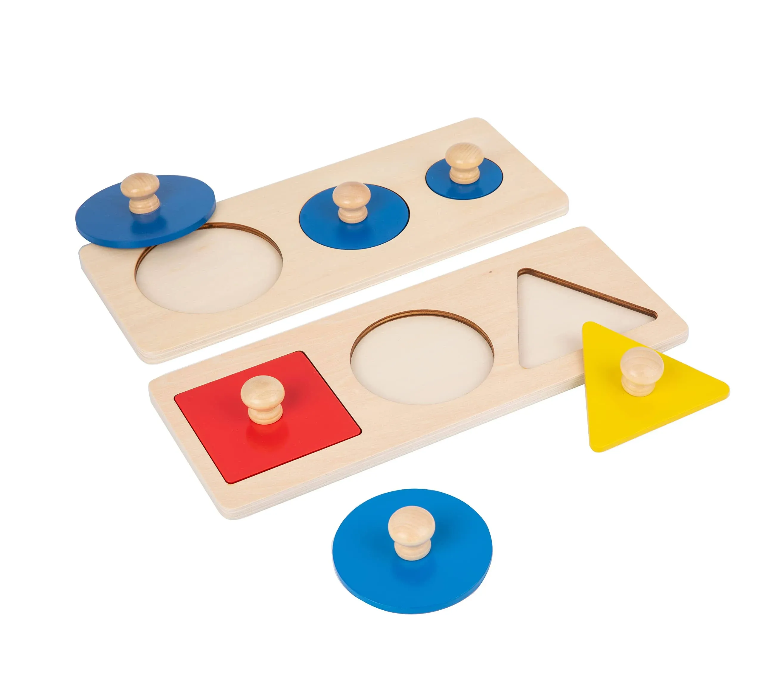 Montessori Shape Puzzle for Toddlers 1-3 - Learning Color & Shape Sorter,Baby ...