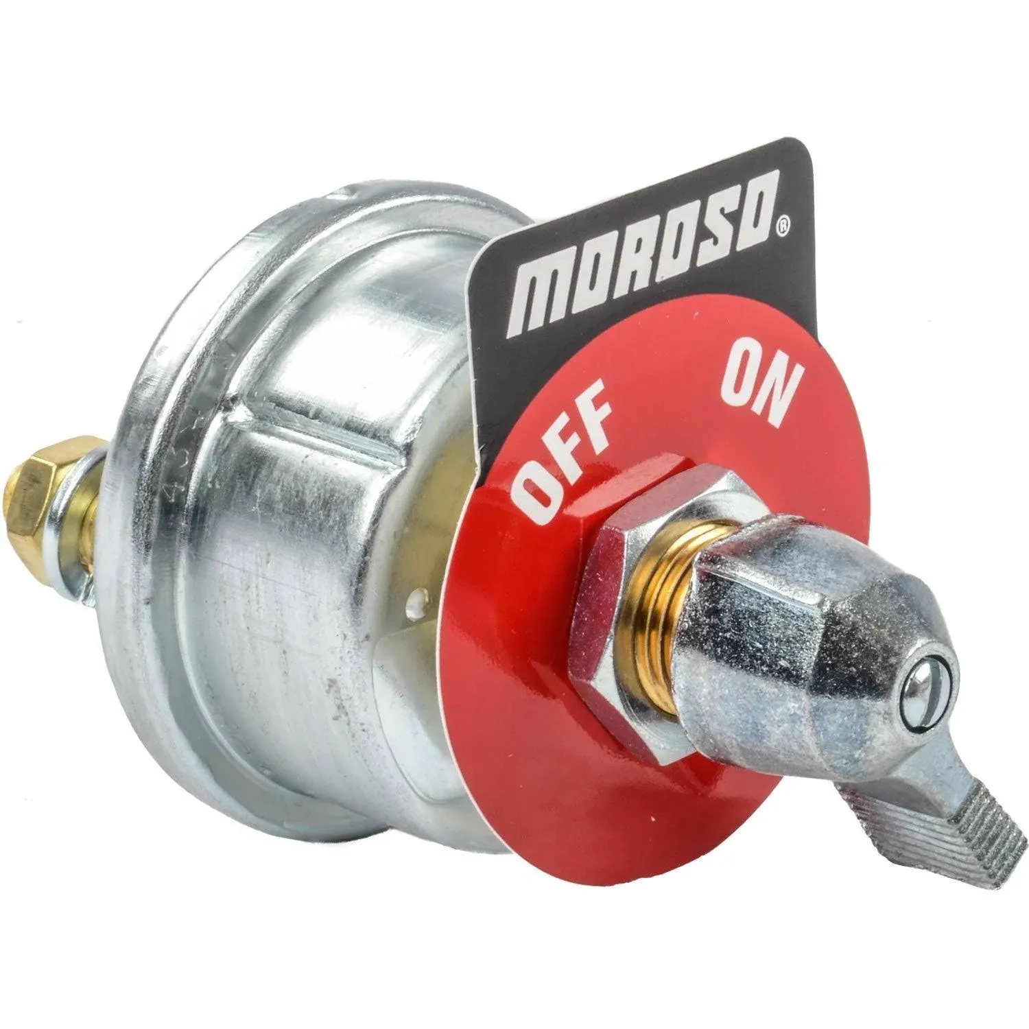 Moroso Battery Disconnect Switch - Oval Track/RV/Street/Drag Race w/Alternator (Use w/Part No 74105) - 74101