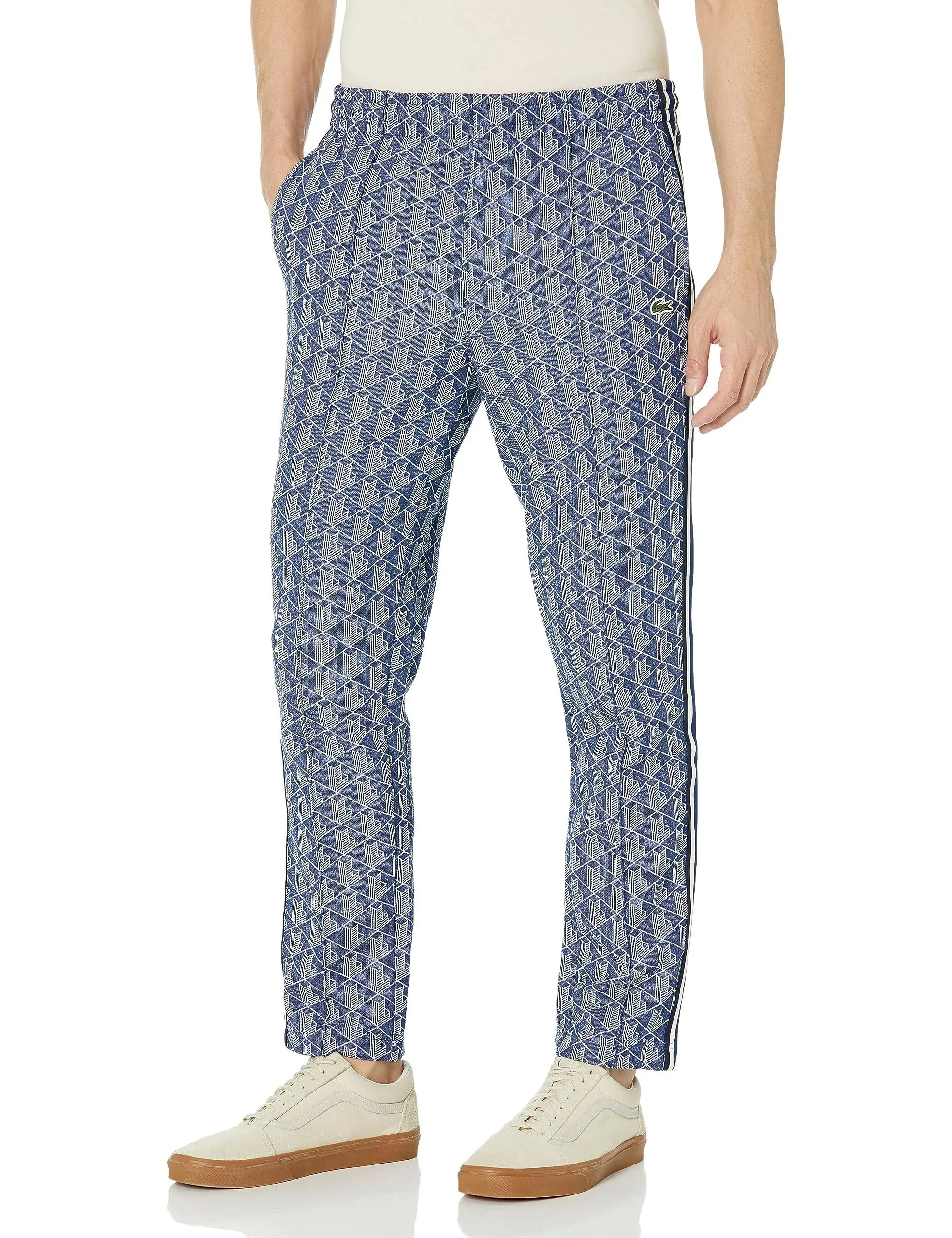 Monogram Print Track Pants