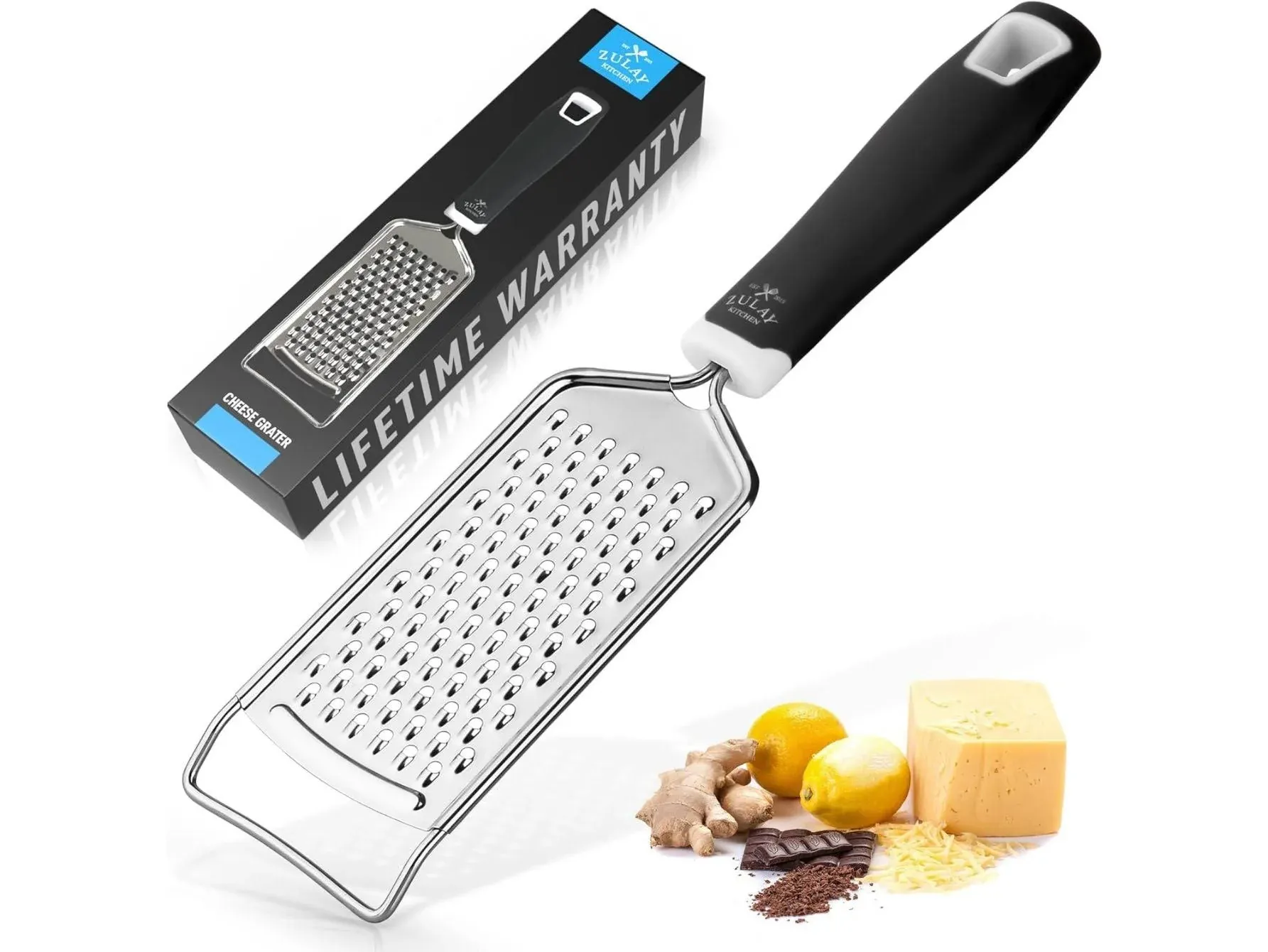 Stainless Steel Flat Handheld Cheese Grater