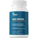 Dr. Tobias Deep Immune Probiotics & Prebiotics, 4.4 Billion CFU Probiotics for Women & Men, Supports Digestive Health, Gut Immune Function, Nutrient Absorption, 180 Capsules, 90 Servings